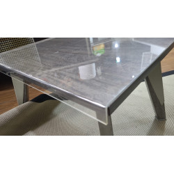 KENARI KIVRILMIŞ KIRILMAZ CAM MASA KAPLAMA 0212 630 20 50